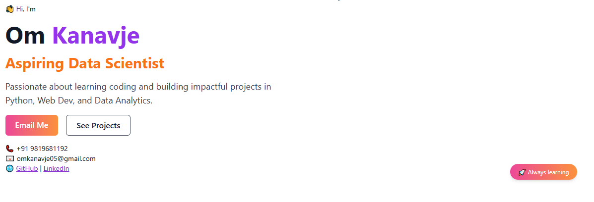 Portfolio Website